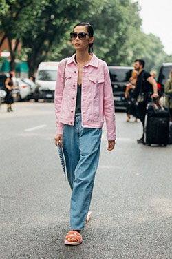 Trajes de chaqueta de mezclilla con estilo: Verano 2019 | Ideas de atuendos de verano 2020: Mezclilla,  chaqueta,  Ideas de atuendos,  trajes de verano,  estilovore  