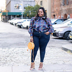 Ideas de ropa de color 2020 con blazer, tartán, jeans: Estilo callejero,  traje de talla grande  