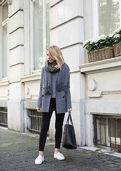 Conjunto de bolso negro y zapatillas: Estilo callejero,  Moda con clase  