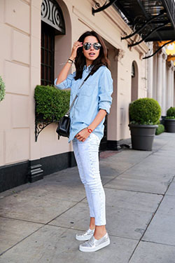 Outfits casuales con jeans y zapatillas: Traje de camiseta,  Estilo callejero,  Atuendos Informales,  Moda con clase  