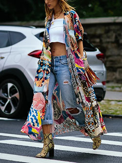Clarissa Archer Peinado que puedes probar, ropa de moda, moda callejera: Estilo callejero,  modelo,  Ideas de atuendos de kimono  