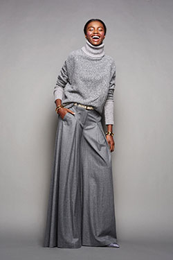 J crew pantalones grises listos para usar, modelo de moda: trajes de verano,  cuello polo,  modelo,  Listo para usar  