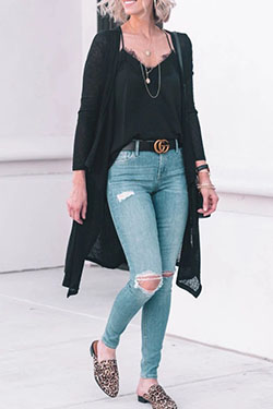 Ideas de ropa de moda negra con accesorios de moda, pantalones, blazer.: modelo,  Traje negro,  Accesorio de moda,  Conjuntos de cárdigan 2020  