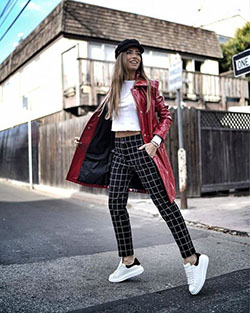 Traje de color, debes probar el traje de gorra marinera, accesorio de moda, moda callejera, ropa casual, camiseta: Traje de camiseta,  Accesorio de moda,  Estilo callejero,  Pantalones de tweed  