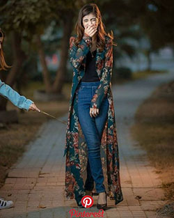 Ideas de atuendos de color 2020 con accesorios de moda, ropa formal, mezclilla: Fotografía de moda,  modelo,  Pelo largo,  Accesorio de moda,  Estilo callejero,  Combinación de jeans y kurti  