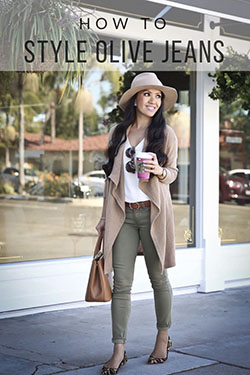 Outfit con pantalón verde oliva pantalones slim fit otoño, street fashion: talla pequeña,  gabardina,  Estilo callejero,  Conjuntos de cárdigan 2020,  Pantalones ajustados  