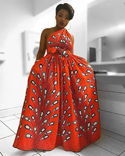 Fabuloso diseño de atuendo afroamericano para mujer: Vestidos Ankara,  ropa africana,  Atuendos Ankara,  Ankara Inspiraciones,  Vestido Estampado  