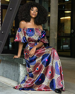 Elegante atuendo impreso Inspo para mujeres negras: Atuendos Ankara,  Vestidos Ankara,  Trajes Africanos,  vestidos coloridos,  vestidos africanos,  Ankara Inspiraciones,  Vestido Estampado  