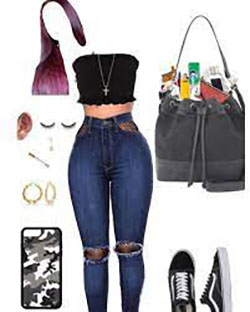 top tubo negro <3: 