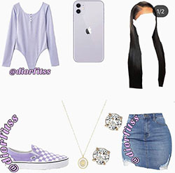 slip morado en furgonetas <3: 