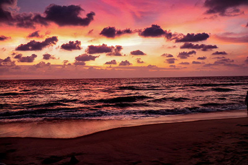 puesta de sol: 