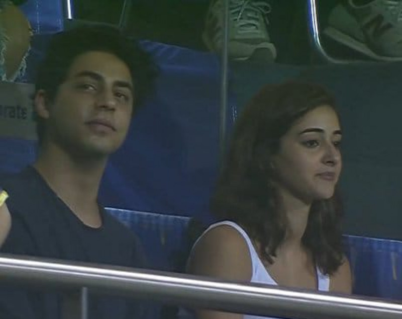 Foto viral IPL de Ananya Pandey con Aryan Khan: 