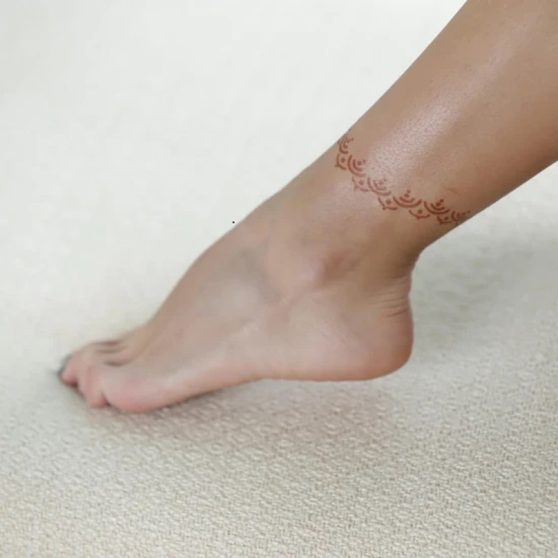 Jade Henna Tattoo Stencil: 