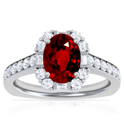 Wear Alluring Ruby Rings and Hog Limelight: 