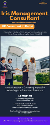 HR Consultant in Dubai: 