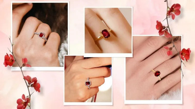 5 Spectacular Designs to Choose for Ruby Rings: 