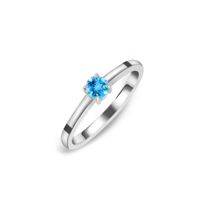 Let's spark more boldness and brightness with the Swiss blue ring: 