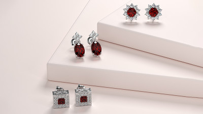 7 Most Stunning Ruby Earring Designs: 
