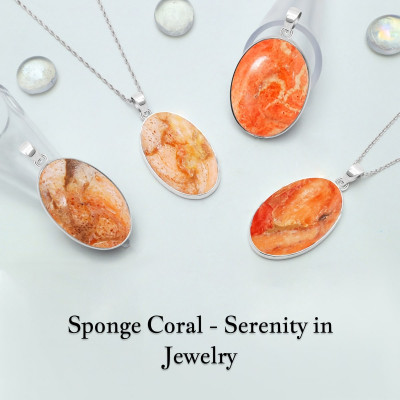 Calm and Tranquility with Sponge Coral Jewelry: 