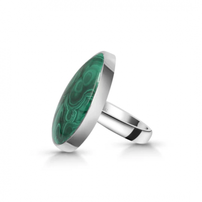 How To Buy Statement Malachite Ring Online ?: 