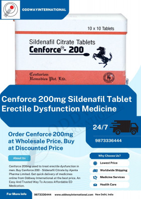 Cenforce 200mg – Bulk Sildenafil for Pharmaceutical Distributors: 