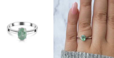 Unique Dainty Green Kyanite Ring for Every Occasion: 