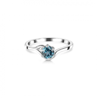 The Ultimate Guide to Dainty London Blue Topaz Rings: Trends and Styles: 