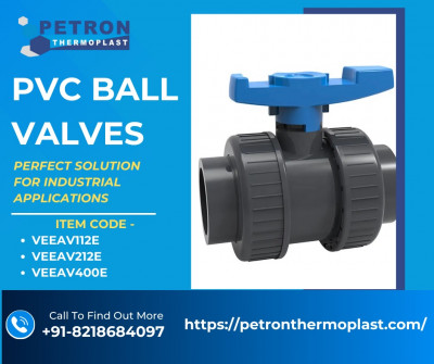 PVC Ball Valves - Perfect Solution for Industrial Applications: 
