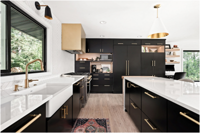 Black Kitchen Cabinets: The Ultimate Guide to a Stylish and Sophisticated Space: 