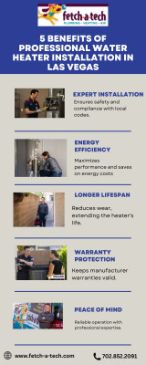 5 Benefits of Professional Water Heater Installation in Las Vegas: 