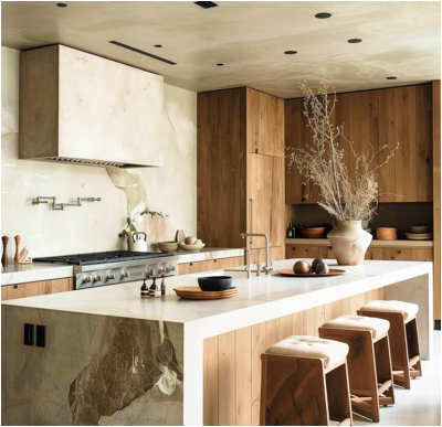 Organic Modern Kitchens: Blending Natural Materials and Contemporary Aesthetics: 