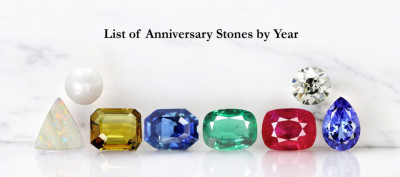 List of Anniversary Stones by Year: 
