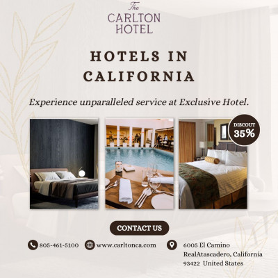 Hotels in california: 