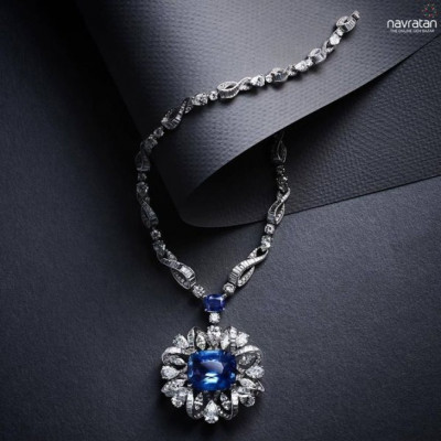 Blue Sapphire Necklaces Are Dominating Red Carpet Events: Here's Why: 