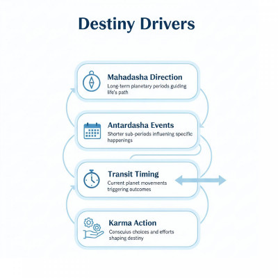 Mahadasha, Antardasha, or Transits: What Drives Your Destiny?: 