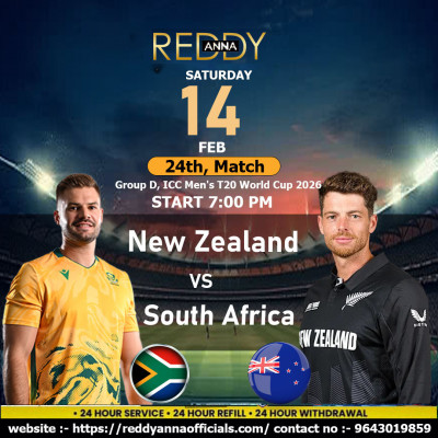 Reddy Anna ID: NZ vs SA T20 World Cup 2026 Live Commentary: 