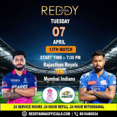 Reddyannaofficial: RR vs MI IPL 2026 Match 13 Live Commentary: 
