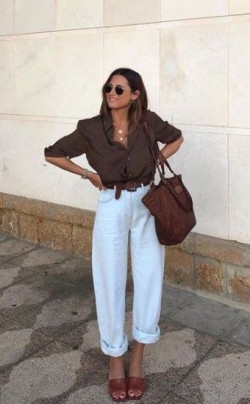 Ideas de ropa de moda con blazer, jeans, trajes de trabajo de primavera para niñas: Traje de trabajo  