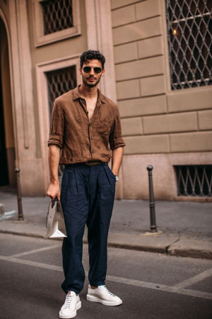 Style outfit with dress shirt: 
