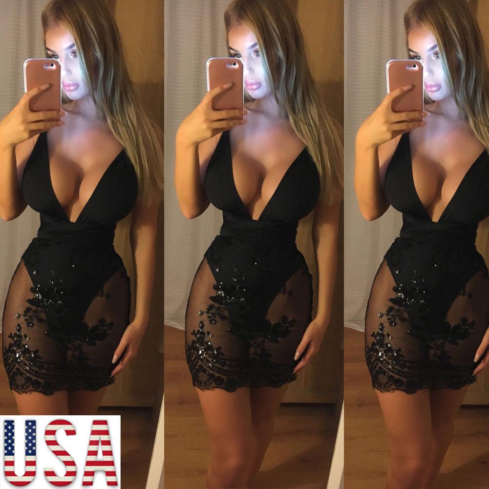 US Sexy-Mujer-Sin mangas-Vendaje-Bodycon-Noche-Fiesta-Cóctel-Club-Mini-Vestido: Mini vestido de cóctel,  Vestido sin mangas de mujer,  traje de playa  