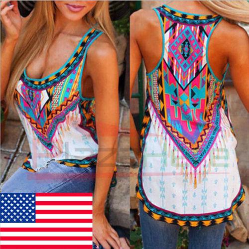 Moda mujer verano chaleco Top sin mangas camisa blusa Casual Tank Tops camiseta