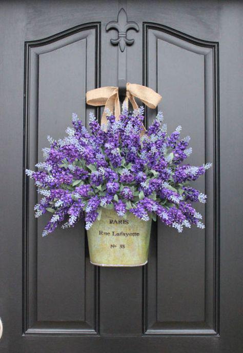 Coronas de puerta de primavera: día de Navidad,  Decoración navideña,  colgador de puerta  