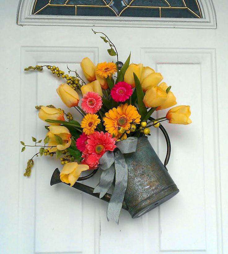 Ideas para decorar la puerta de entrada: día de Navidad,  Decoración navideña,  colgador de puerta  