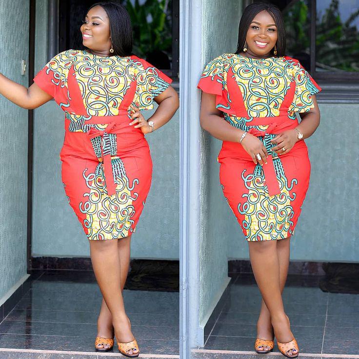 Estampas de cera africana. Black Girls Aso ebi, tela Kente: Bota por encima de la rodilla,  camarones asos,  Vestidos Ankara,  MODA,  Atuendos Informales  