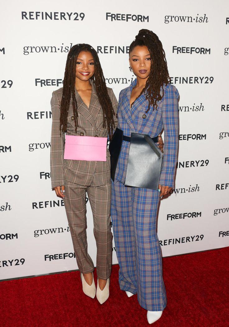 Las estrellas tomaron esmóquines para dar una vuelta en la alfombra roja esta semana: Ropa y Accesorios,  vestidos de alfombra roja,  halle bailey,  chloe bailey  