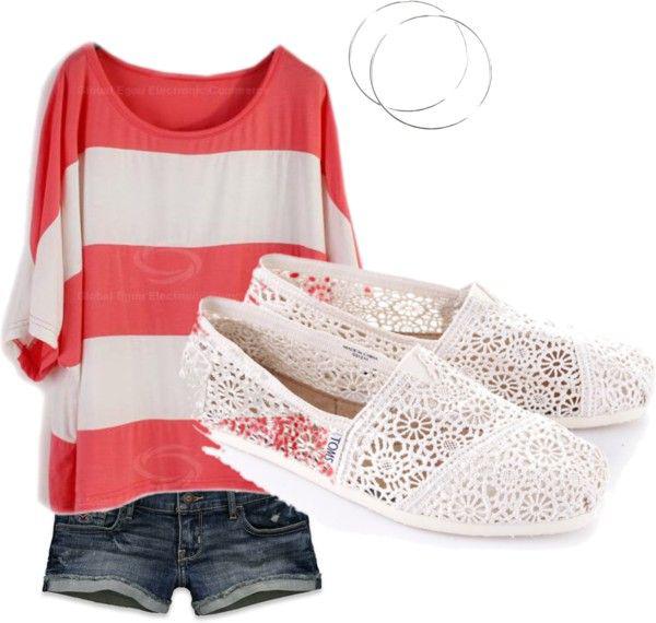 Summer Outfit Ideas, Polyvore Summer Casual wear y Fashion blog: trajes de verano,  MODA,  Trajes de verano de Polyvore  
