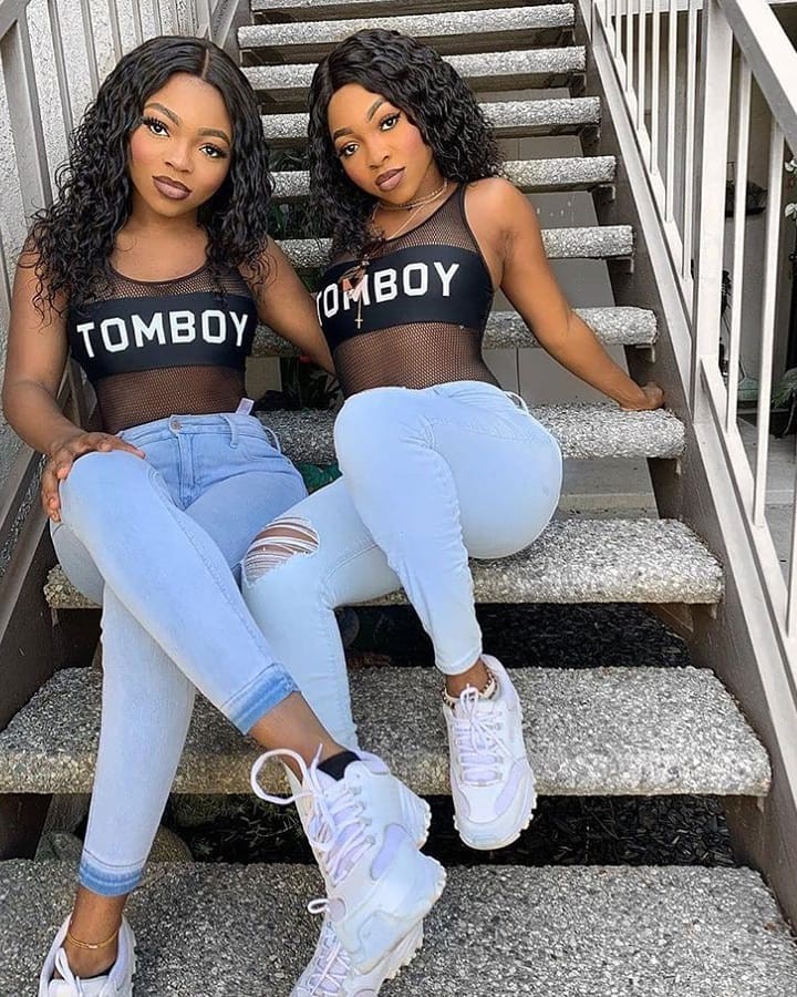 Conjuntos lindos con jeans para chicas negras con curvas: Atuendo De Vaqueros  