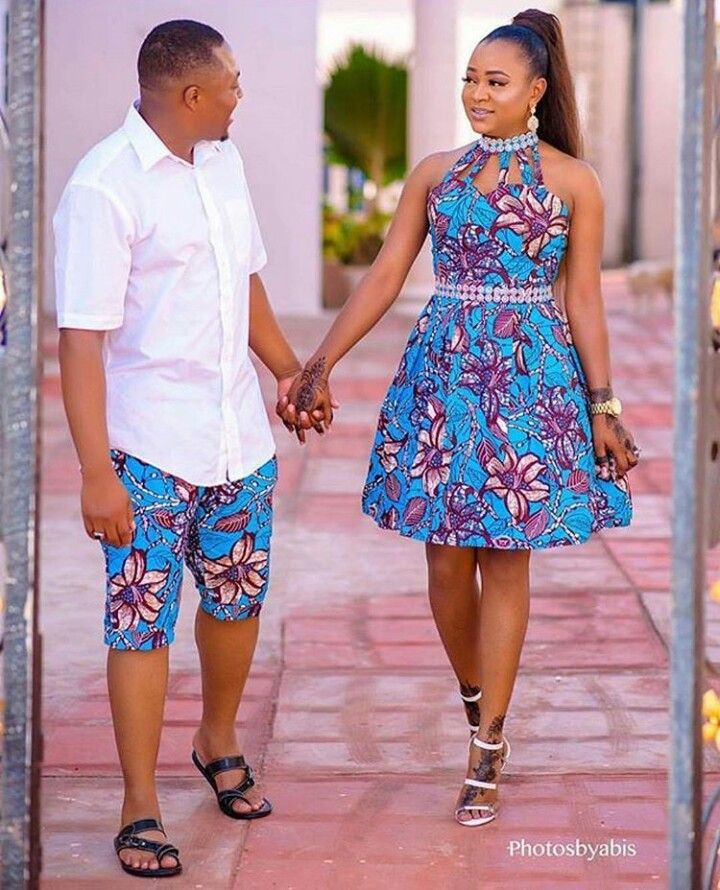 Estilos ankara antes de la boda: Fotografía de boda,  Trajes africanos a juego  