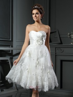 Vestidos de novia cortos baratos - DreamyDress