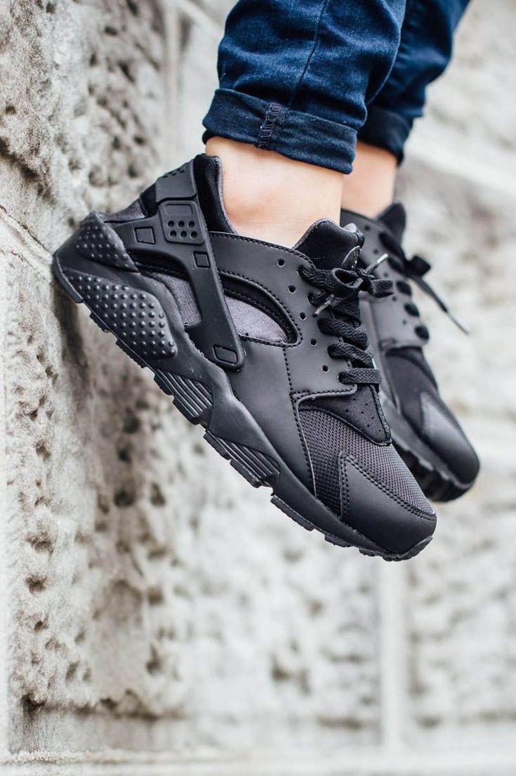 Nike huarache gs negro, Nike Flyknit: aire nike,  nike huarache,  Zapatos Gucci  